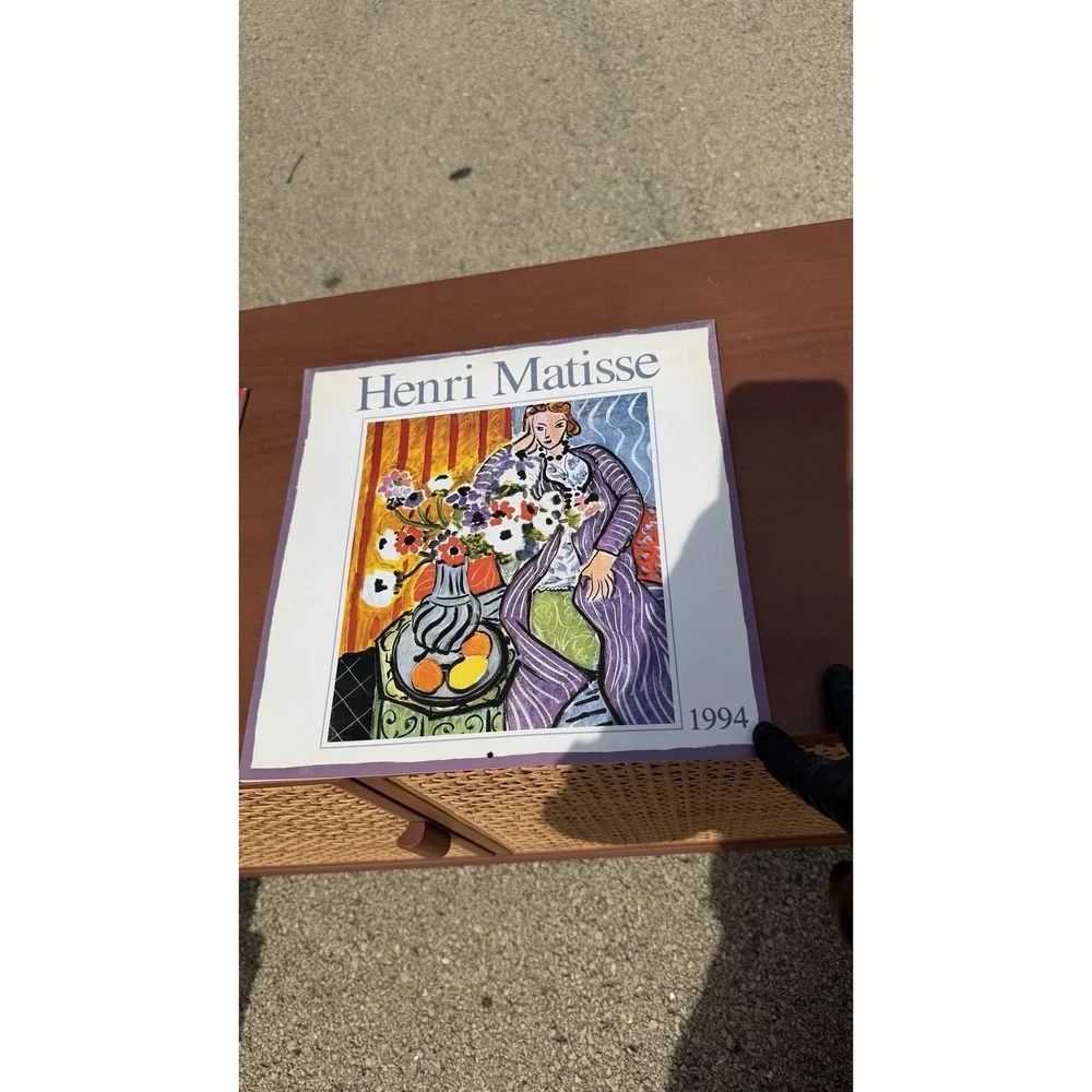 Henri‎ Matisse 1994 Wall Calendar Vintage Cedco Art Calendar
